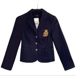 Y2K VINTAGE College BLAZER Jacket w/ Gold Patch